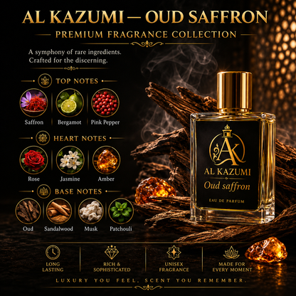 Oud Saffron unisex perfume
